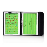 53cm Coaches Board Football Tactical Board Foldable Tactical Folder Portable Magnetic Training Soccer Practice Board