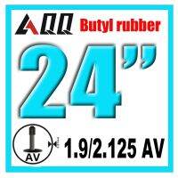 AQQ ยางในจักรยาน24นิ้วจักรยานในท่อเสือภูเขา1.5/1.75/2.125 AV บิวทิล Ruer ท่อด้านใน