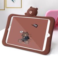 {RUBBIE Shell} เคสหมีสำหรับ Ipad A2602 A1474 A1566 A1954 A1475 A2197สำหรับเด็ก Air Mini 1 2 3 4 5 6น่ารัก Gen 9 8 7 6 5