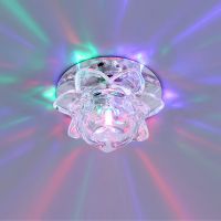 Modern Sunflower Crystal 3W Corridor Downlights Living Room lobby Ceiling Lamp Crystal Flower Hallway Cabinet Ceiling Lamp