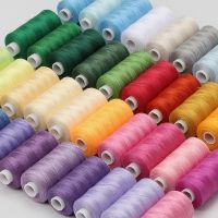 【YD】 6pcs Polyester Sewing Thread 400 Yard Spool Household Machine Embroidery