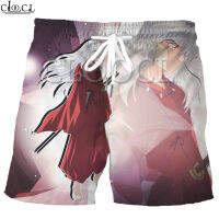 CLOOCL ญี่ปุ่นอะนิเมะ Inuyasha 3D พิมพ์แฟชั่นผู้ชายกางเกงขาสั้นกีฬา Hip Hop Summer Beach Sweatpants