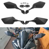 ☁❣ Motorcycle Scooter Rear View Mirror Carbon Look For Yamaha YZF R1 R6 R25 R15 R125 R3 R1S R1M FZ6R Mirrors