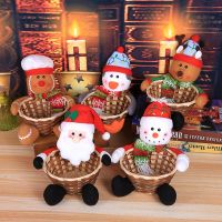 Christmas Candy Storage Basket /Candy Basket Storage Container / Xmas Decor Party Decor Container Gift Box Xmas Home Party Table Decoration