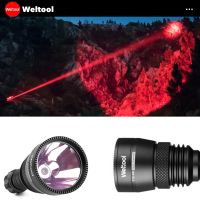 Weltool T10-HR Red Light 342 lms 50600cd Throw Beam 450M