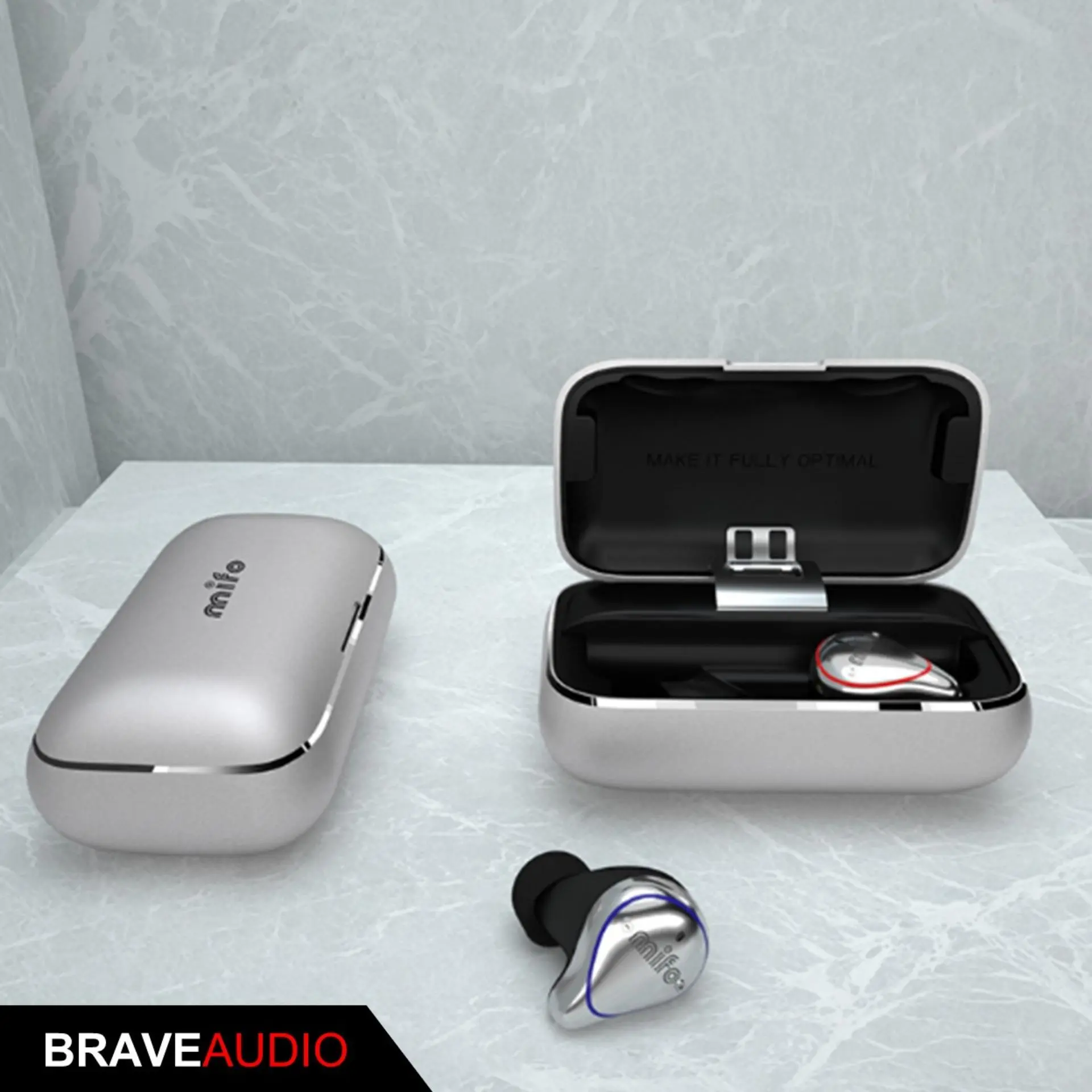 Mifo O5 Pro ของแท้ 100% หูฟัง True Wireless Bluetooth 5.0 IP67 เงิน One ...
