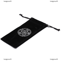 langyouzi9 1PC Velvet TAROT Card กระเป๋าเก็บบัตร Six-pointed Star Pattern BOARD เกมการ์ดกระเป๋า