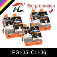 HTL PGI-35 PGI35 PGI-35BK CLI-36ตลับหมึกเปลี่ยนแทนที่สำหรับแคนนอน Pixma IP100B IP100 IP100กับ Mini 260 320