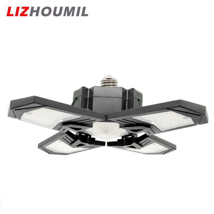 lizhoumil-ไฟ-led-ไฟแอลอีดีโรงรถ120w-โรงรถห้องเก็บของโรงรถ4ใบ12000lm-ไฟเพดานสำหรับเวิร์คช้อป