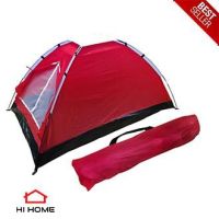 TT อุปกรณ์กลางเต็นท์ Hihome Tent   ขนาดสำหรับ 2 คน โพลีเอสเตอร์เคลือบ PU กันน้ำ เต็นท์สนาม เต็นท์พับได้  เต็นท์นอน สีแดง เต็นท์เดินป่า เต็นท์ เต๊นท์