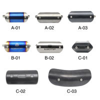 ZS แข่งรถจักรยานยนต์ไอเสียคัดลอกคาร์บอนป้องกันความร้อนร้อนปกคลุมโล่สำหรับ AK ไอเสียท่อไอเสียปก