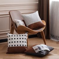 [Dudu home furnishing] ปลอกหมอนตกแต่งโซฟาหนังเบาะรองหนังผ้าฝ้าย-45หมอนอิง-Aliexpress