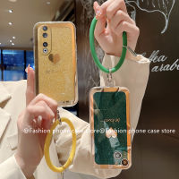 เคสโทรศัพท์ Honor 90 Lite 5G เคส Phone Case Huawei Nova 11i Nova11 Pro Nova Y91 Y71 P60 Pro เงาหัวใจฝาหลังแข็ง TPU โปรพร้อมปลอกสายรัดข้อมือกลม2023