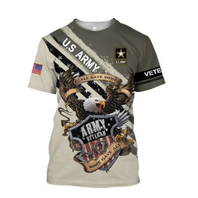 Us Veteran Army All Gave Some 3ds 3D T Shirt Fully sublimated short sleeves SizeS-5XL