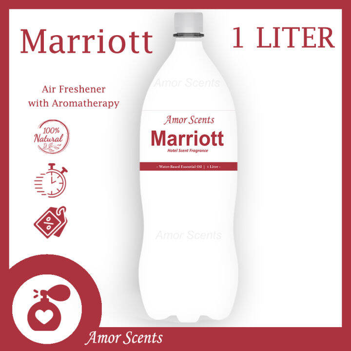 Amor Hotel Scents 1 Liter water based fragrance essential oil air