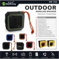 NP   RiXing NR-103 ลําโพงบูลทูธ Explore BT Bluetooth Speaker TWS Connection (แท้100%) ส่งฟรี มีเก็บเงินปลายทาง