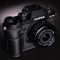 เคสกล้อง หนังแท้ สำหรับใส่กล้อง Fuji XT2 ( Camera case for Fuji XT2 ) มาพร้อมสายคล้องมือหนังแท้
