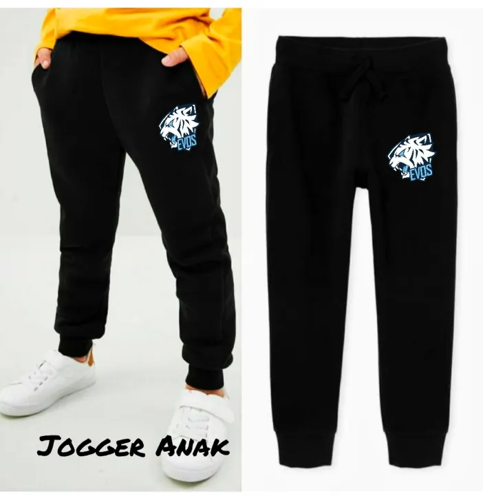 Celana Jogger Anak Laki-Laki dan Perempuan Usia MX 12 Tahun SD TK