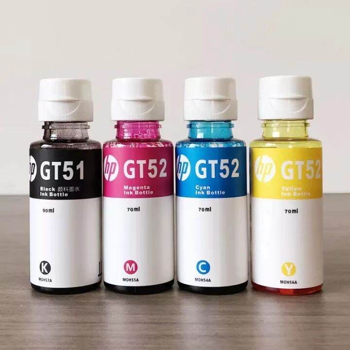 HP GT51 (Black) / GT52 (CMY) Original Ink Bottle for HP Deskjet GT 5810