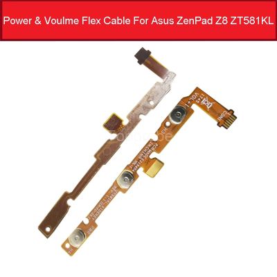 【SALE】 anskukducha1981 Power Voulme ด้านข้างปุ่ม Flex Cable สำหรับ ZenPad Z8 ZT581KL บนปิดสวิทช์ควบคุม Flex Ribbon Replacement Parts