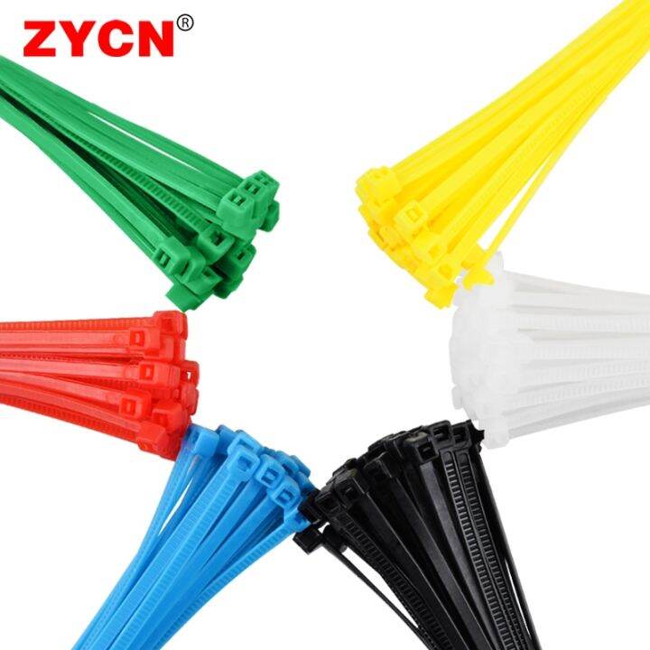 100pcs-color-2-5mmx120-self-locking-cable-ties-nylon-wire-zip-blue-red-organiser-fastening-ring-plastic-flange-binding-straps