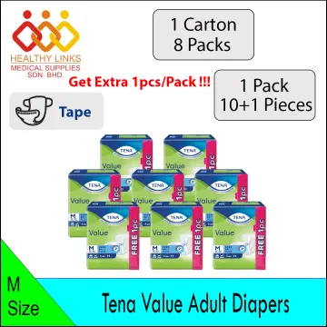 TENA Pants Value M 10s/ L 10s/ XL 8s Adult Diaper