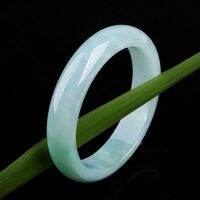 zheru jewelry natural Burmese jadeite light color 54mm-64mm celet elegant princess jewelry for mother to girlfriend