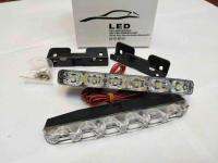 ไฟเดย์ไลท์รถยนต์ led6ดวง 12v จำนวน 1 คู่