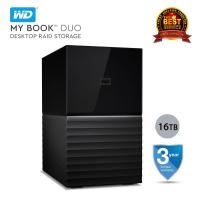 WD My Book Duo 16TB (WDBFBE0160JBK) Desktop RAID Storage