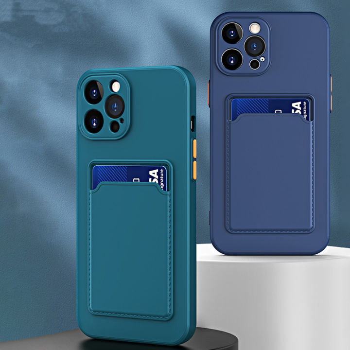 เคสโทรศัพท์ซิลิโคนสำหรับ-xiaomi-redmi-10-prime-9a-redmi-note-11-pro-11s-note-10-pro-max-note-9-pro-max-9s-เคสของเหลวฝาหลังมีช่องเสียบบัตรกันกระแทกนิ่ม