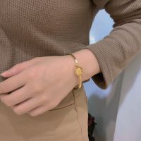 Lvi Stainless Steel Bracelets Bangles Female Heart Forever Love Charm Bracelet for Women Jewelry