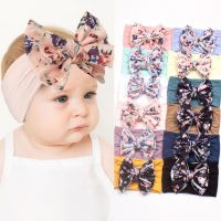 【cw】 1 Piece Baby Headband Toddler Infant Kids Hair Accessories Newborn Bow Turban Bandage Headwear Headwrap