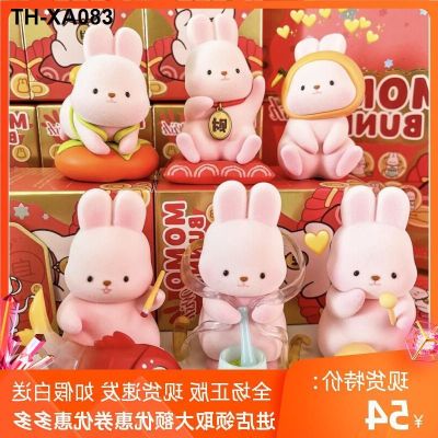 New touch the rabbit wishes blind box flocking hand office furnishing articles and lovely young girl heart gift