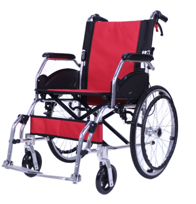 [ รถเข็นผู้สูงอายุ มี อย.]   รถเข็นผู้ป่วย รถเข็นคนชรา รถเข็นผู้พิการ Wheelchair วีลแชร์ อลูมิเนียม รุ่น 863