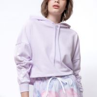 TA ACTIVE TERRY CROPPED HOODIE