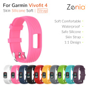 Zenia Skin-friendly Waterproof Soft Silicone Replacement Strap Watchband