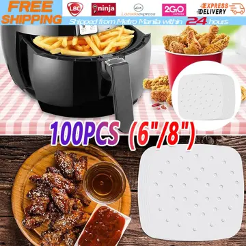 BOGO FREE Air Fryer Disposable Paper Liner Square, 100PCS Non