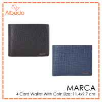กระเป๋าสตางค์/กระเป๋าเงิน/กระเป๋าใส่บัตร ALBEDO 4 CARD WALLET WITH COIN รุ่น MARCA - MC01355/MC01399