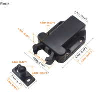 Renk 4/6 Push to open door จับตู้ครัว TOUCH LATCH Release ลิ้นชักตู้