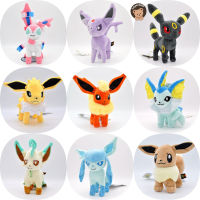 ของเล่นตุ๊กตาตัวละครเกมภาพยนตร์การ์ตูนน่ารักตุ๊กตาผ้ากำมะหยี่ Lzyvonna Eevee สำหรับแฟนๆของตกแต่งบ้าน