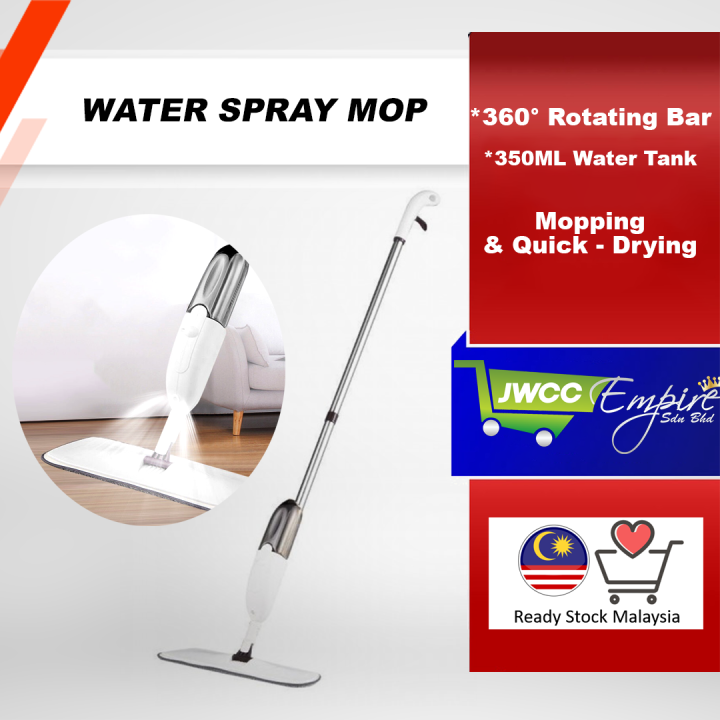 PREMIUM Easy Spray Mop Water Cleaning with Pad Mop mop Lantai Automatic