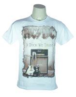 เสื้อวง AC/DC เสื้อวินเทจ ผ้าร้อยแท้ เอซี/ดีซี ไซส์ยุโรป PTB8146