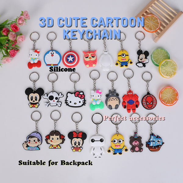 ABS Soft Cartoon Keychain Portable PVC Key Ring Free Gift Birthday Present Goodies Wholesale Keyfob - Rantai Kunci Kartun | Lazada ABS Soft Cartoon Keychain Portable PVC Key Ring Free Gift Birthday Present Goodies Wholesale Keyfob - Rantai Kunci Kartun | Lazada