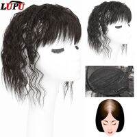 LUPU Synthetic Hair Band Bangs Clip In Hair Extensions Hairpiece Accessories Bangs Black Brown Full Bangs With Fringe Fake Hair