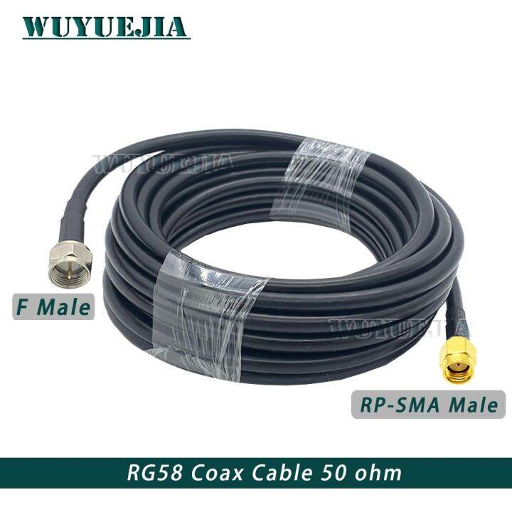 f-male-to-f-female-rg58-pigtail-50ohm-coaxial-cable-sma-f-plug-tv-antenna-adapter-rf-coaxial-extension-cord-rf-pigtail-jumper-electrical-connectors