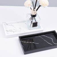 ☌□ [HOMYL1] Nordic Resin Handmade Bathtub Serving Tray Plate for Jewelry Soap black