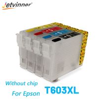 【Factory-direct】 Grapety T603 603XL เติมหมึกชิปสำหรับ Epson XP-2100 XP-2105 XP-3100 XP-3105 XP-4100 XP-4105 WF-2810 WF-2830เครื่องพิมพ์