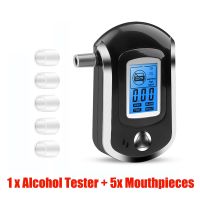 New Professional LCD Display Police Alcohol Detector Digital Breath Alcohol Tester Breath Analyzer Auto Driving Safety Tool