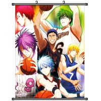 Japan Anime Kuroko no Basketball Kise Ryota &amp; Yukio Kasamatsu &amp; Takao kazunari &amp; Aomine Daiki Home Decor Wall Scroll Poster