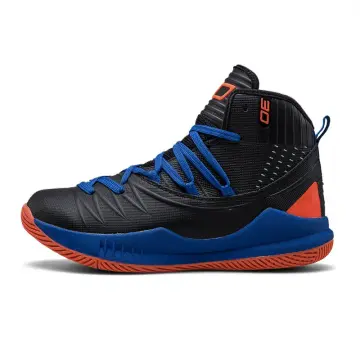 Stephen curry shoes black cheap and orange